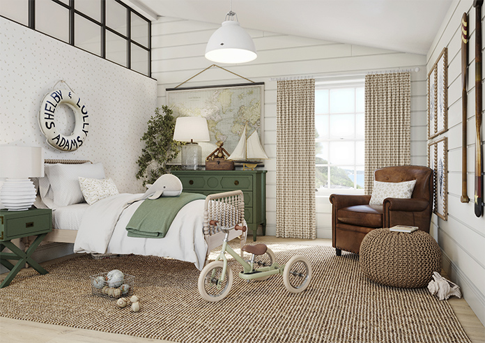 Whaley Great, Gingham Star Sand - Made to Measure Curtains - Image 7